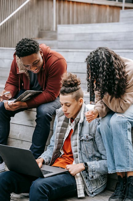 Students in conversation